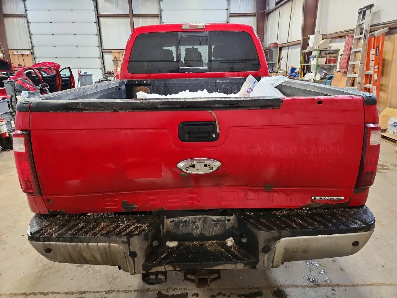 1FT7W2B6XEEB48614 FORD F250 2014 RED Photo 6