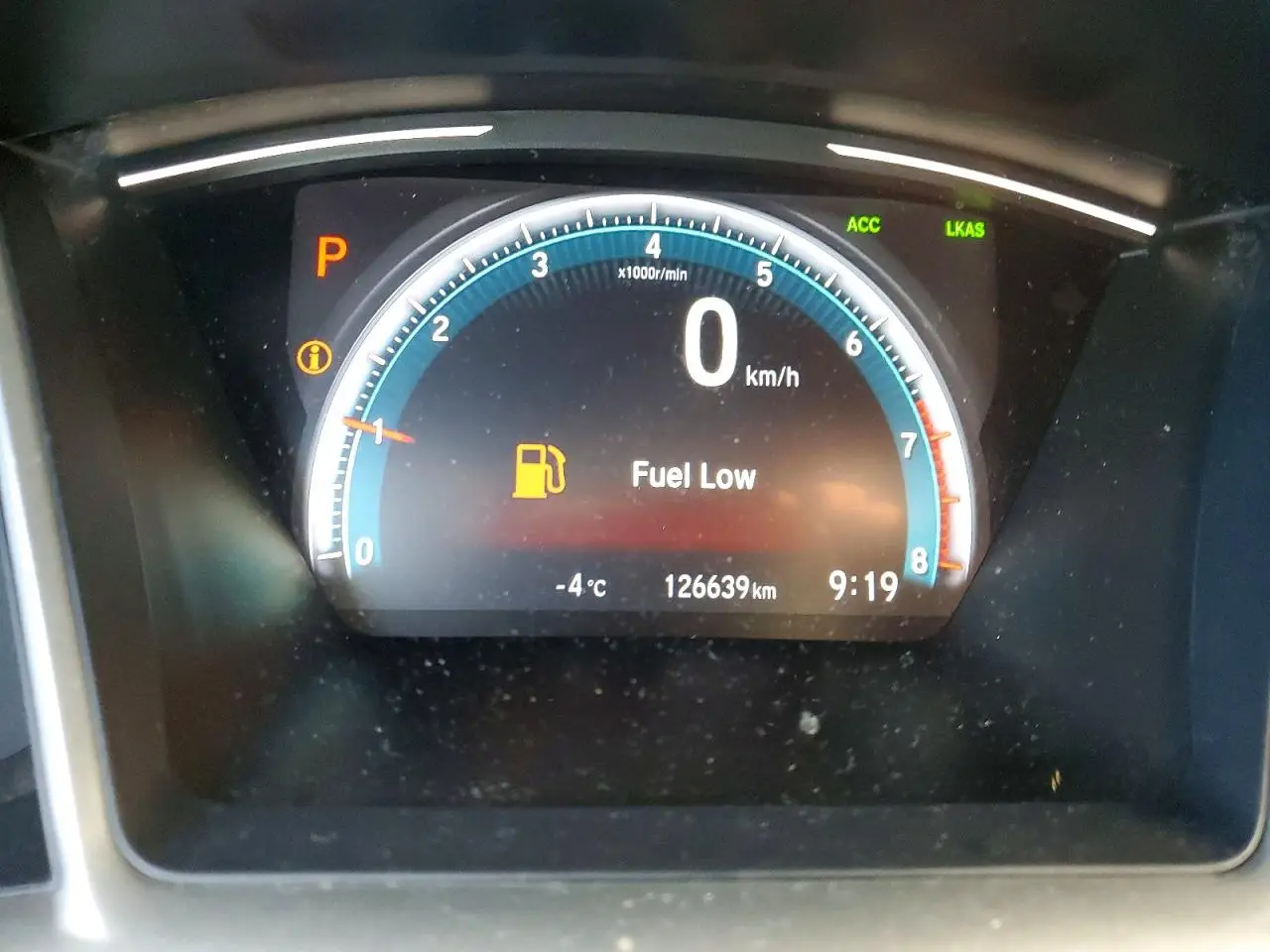 2HGFC2F72LH019863 HONDA CIVIC 2020 WHITE Photo 9