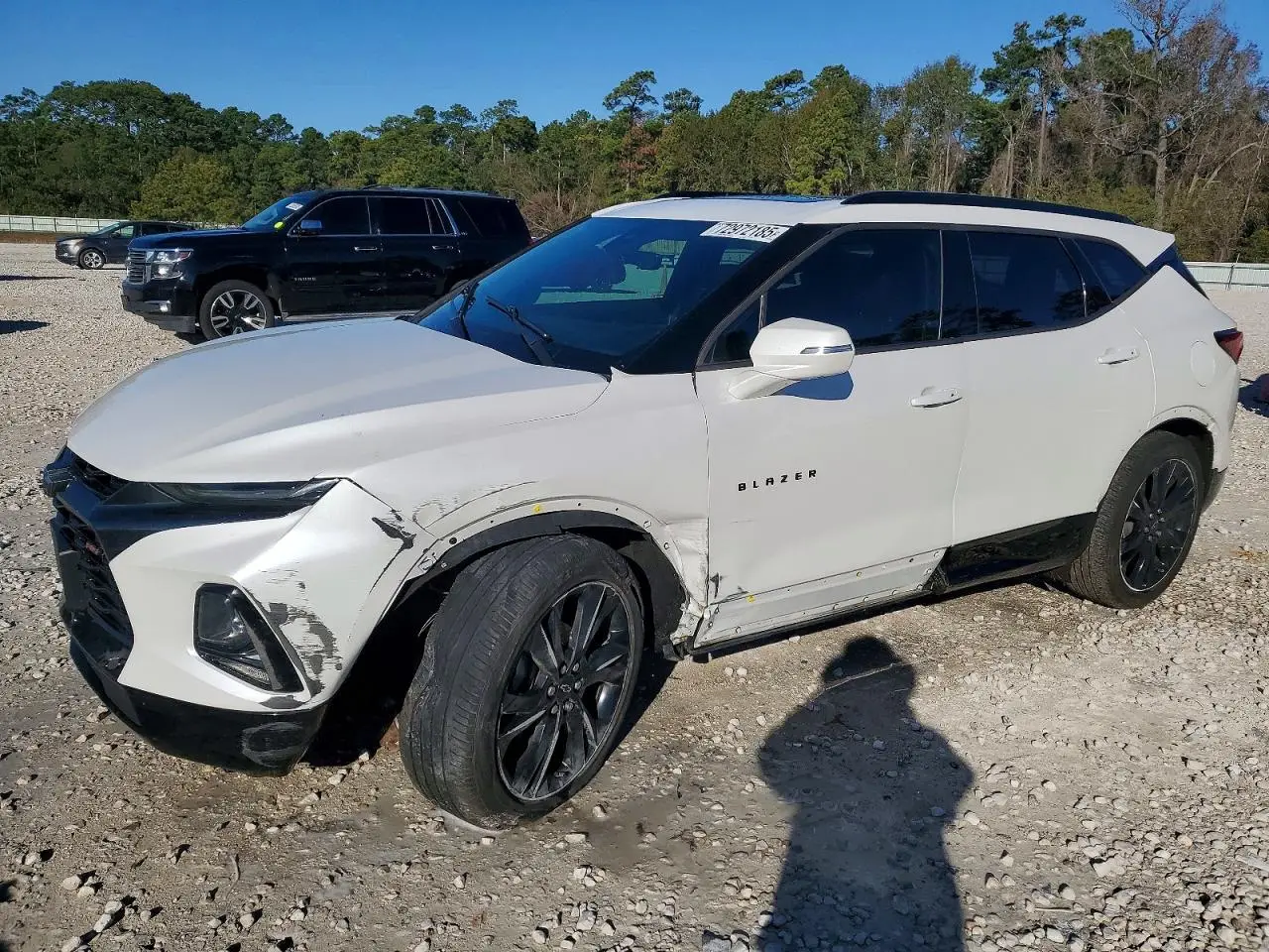 CHEVROLET BLAZER 2020. Lot# 72972185. VIN 3GNKBERS8LS716038. Photo 1