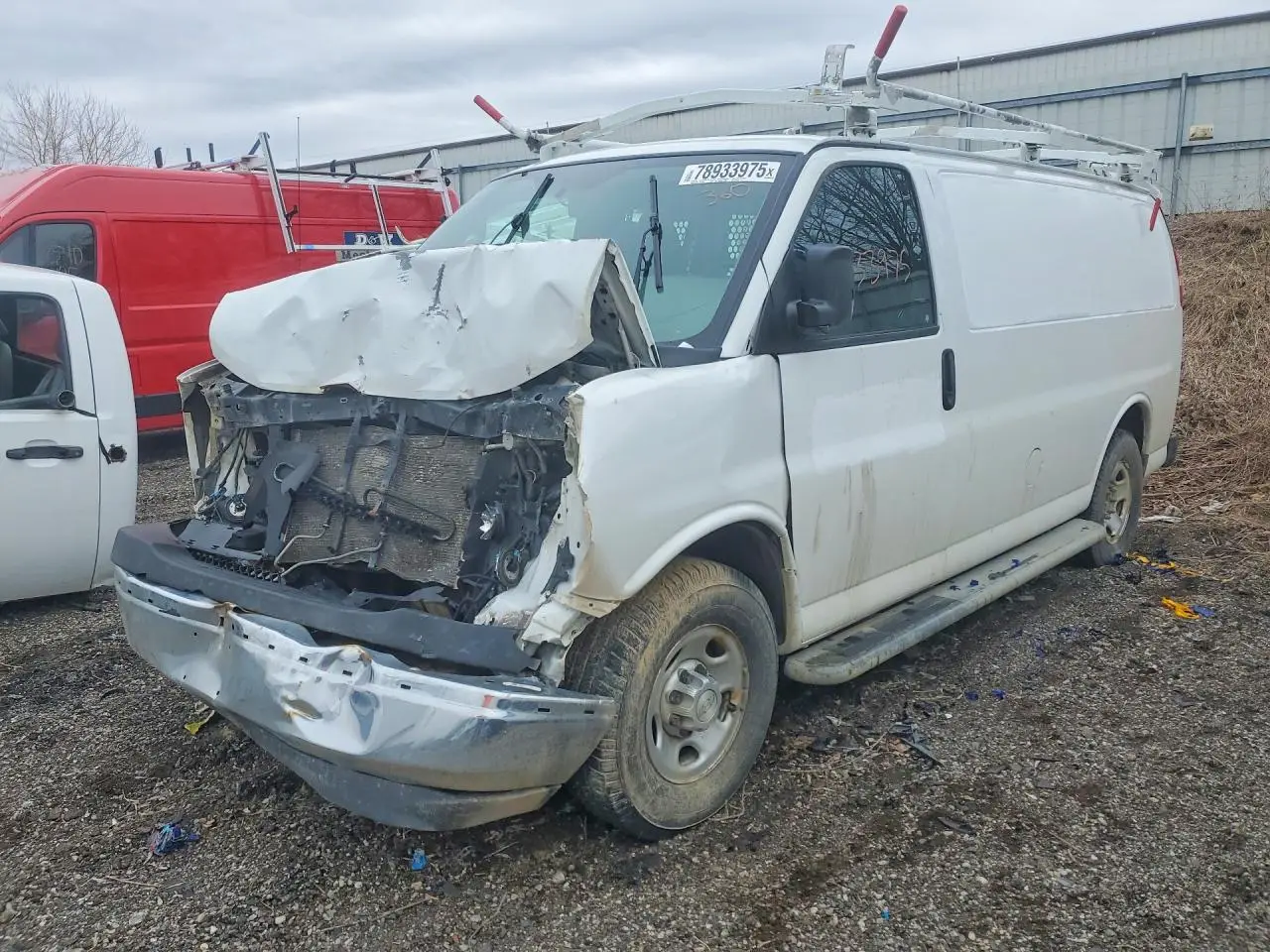 CHEVROLET EXPRESS 2018. Lot# 78933975. VIN 1GCWGAFG6J1906973. Photo 1