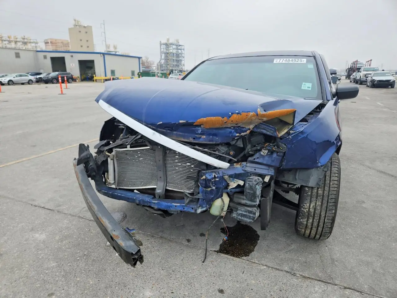 4A3AB36F79E005561 MITSUBISHI GALANT 2009 BLUE Photo 5