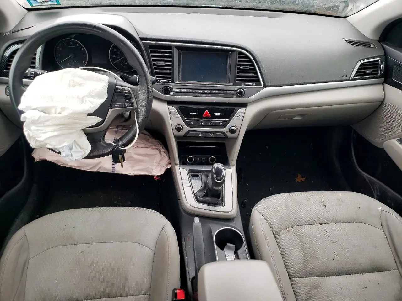 5NPD84LF1HH170321 HYUNDAI ELANTRA 2017 SILVER Photo 8