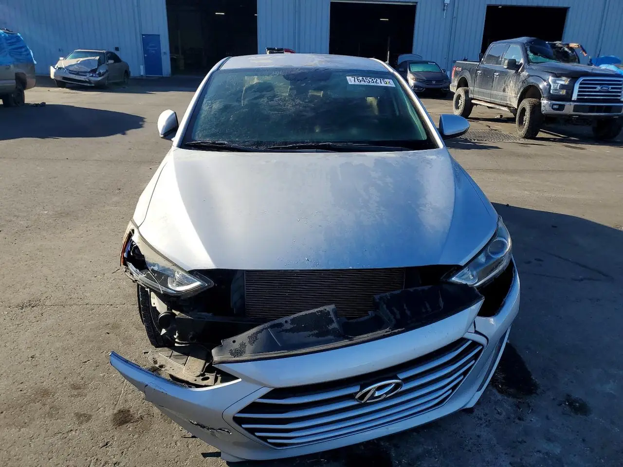 KMHD74LF7HU302678 HYUNDAI ELANTRA 2017 SILVER Photo 5