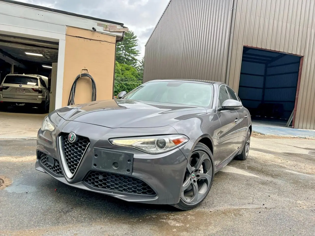 ZARFAEEN9H7544398 ALFA ROMEO GIULIA 2017 GRAY Photo 2