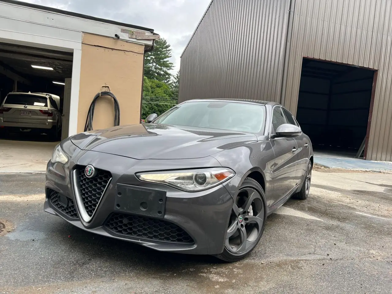 ZARFAEEN9H7544398 ALFA ROMEO GIULIA 2017 GRAY Photo 2