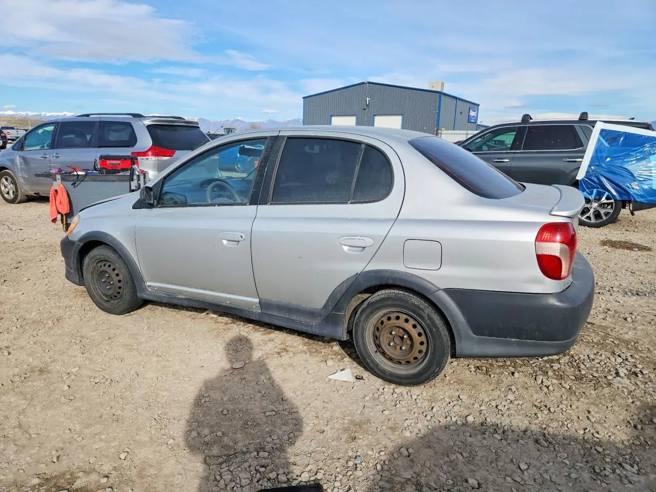 JTDBT123810137928 TOYOTA ECHO 2001 SILVER Photo 2