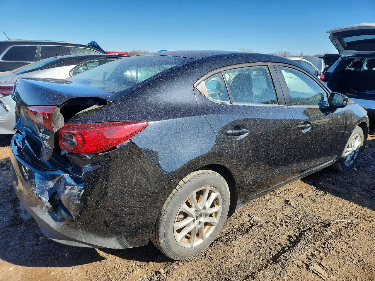 JM1BM1U79G1302286 MAZDA 3 2016 BLACK Photo 3