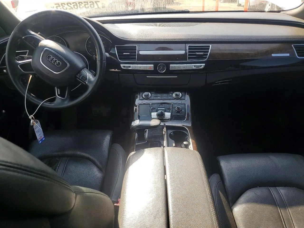 WAUR2AFD9EN003049 AUDI A8 2014 WHITE Photo 8