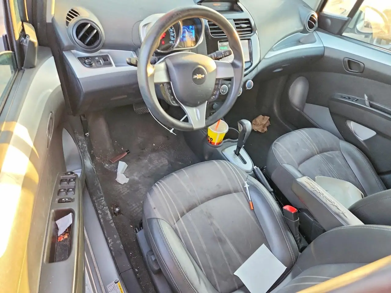 KL8CD6S91FC717216 CHEVROLET SPARK 2015 SILVER Photo 8