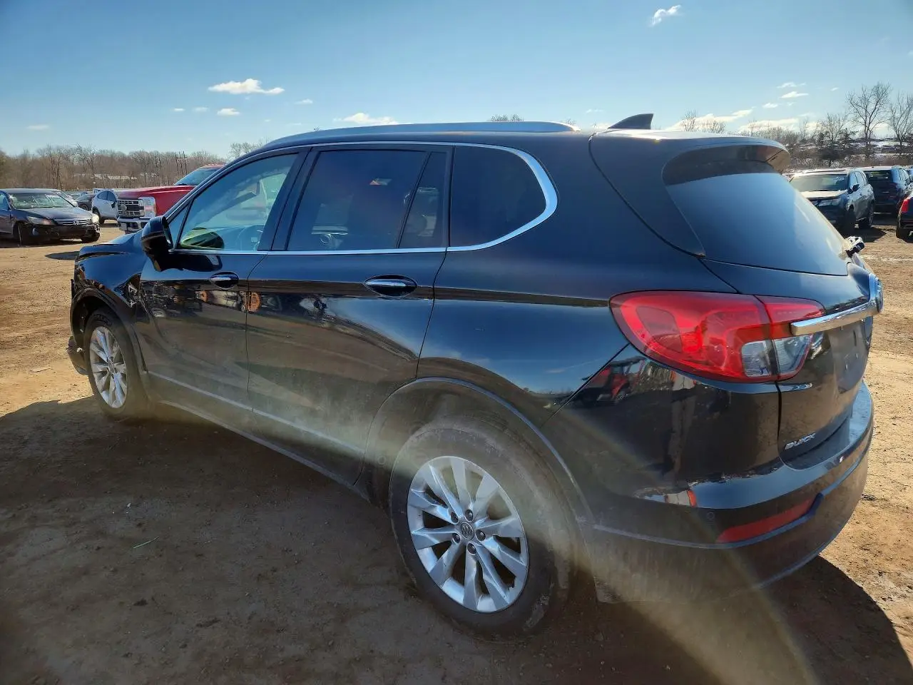 LRBFX2SA1JD017048 BUICK ENVISION 2018 BLACK Photo 2