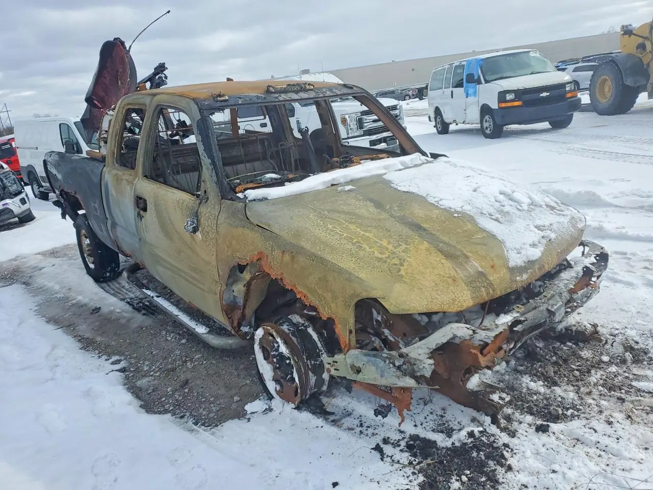 1GTHK29UX3E288440 GMC SIERRA 2003 BURN Photo 4