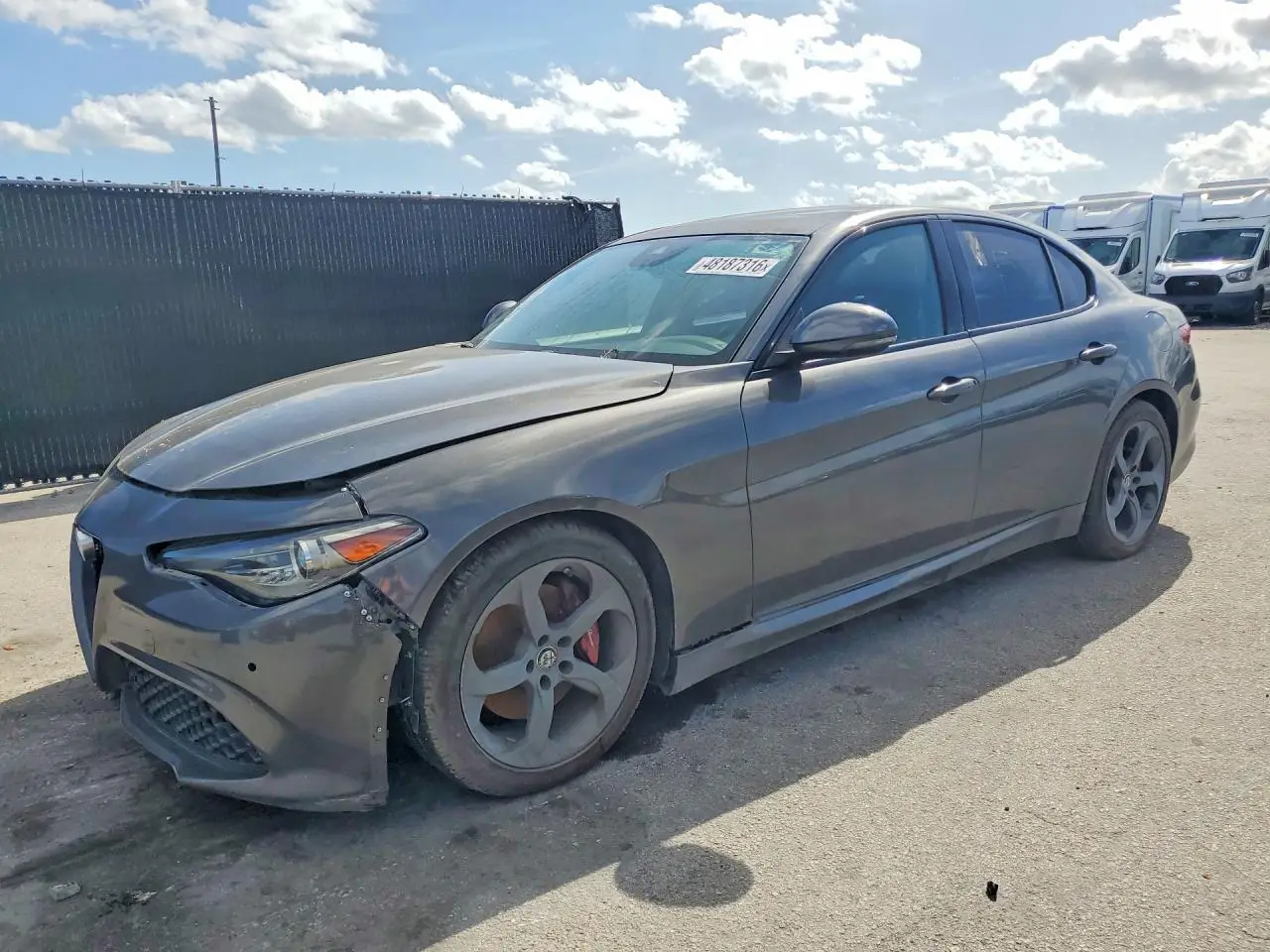 ALFA ROMEO GIULIA 2018. Lot# 48187316. VIN ZARFAECN3J7589619. Photo 1