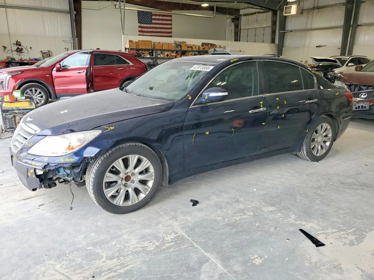 HYUNDAI GENESIS 2010. Lot# 47815886. VIN KMHGC4DE8AU080852. Photo 1