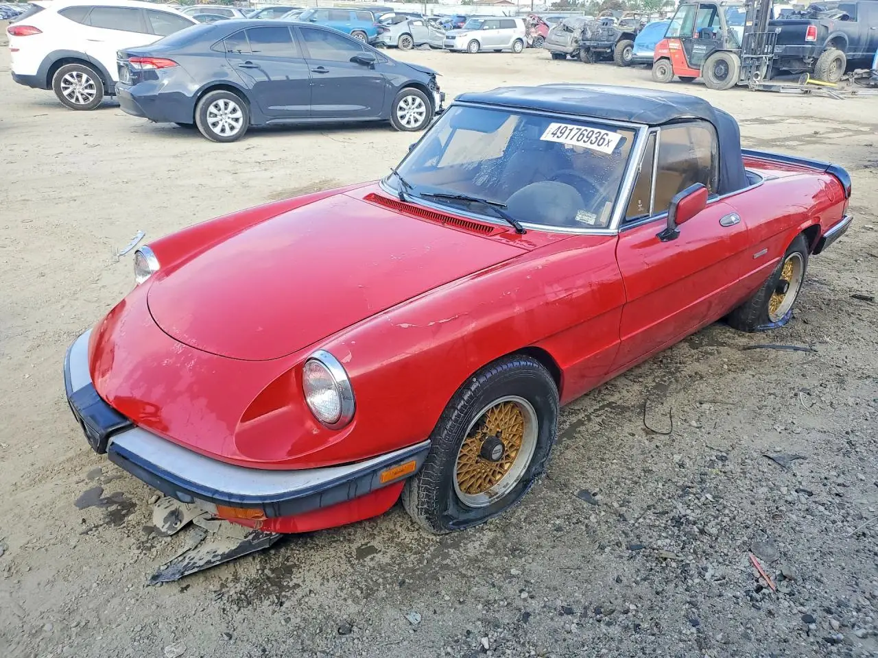 ALFA ROMEO SPIDER 1988. Lot# 49176936. VIN ZARBA5646J1062565. Photo 1