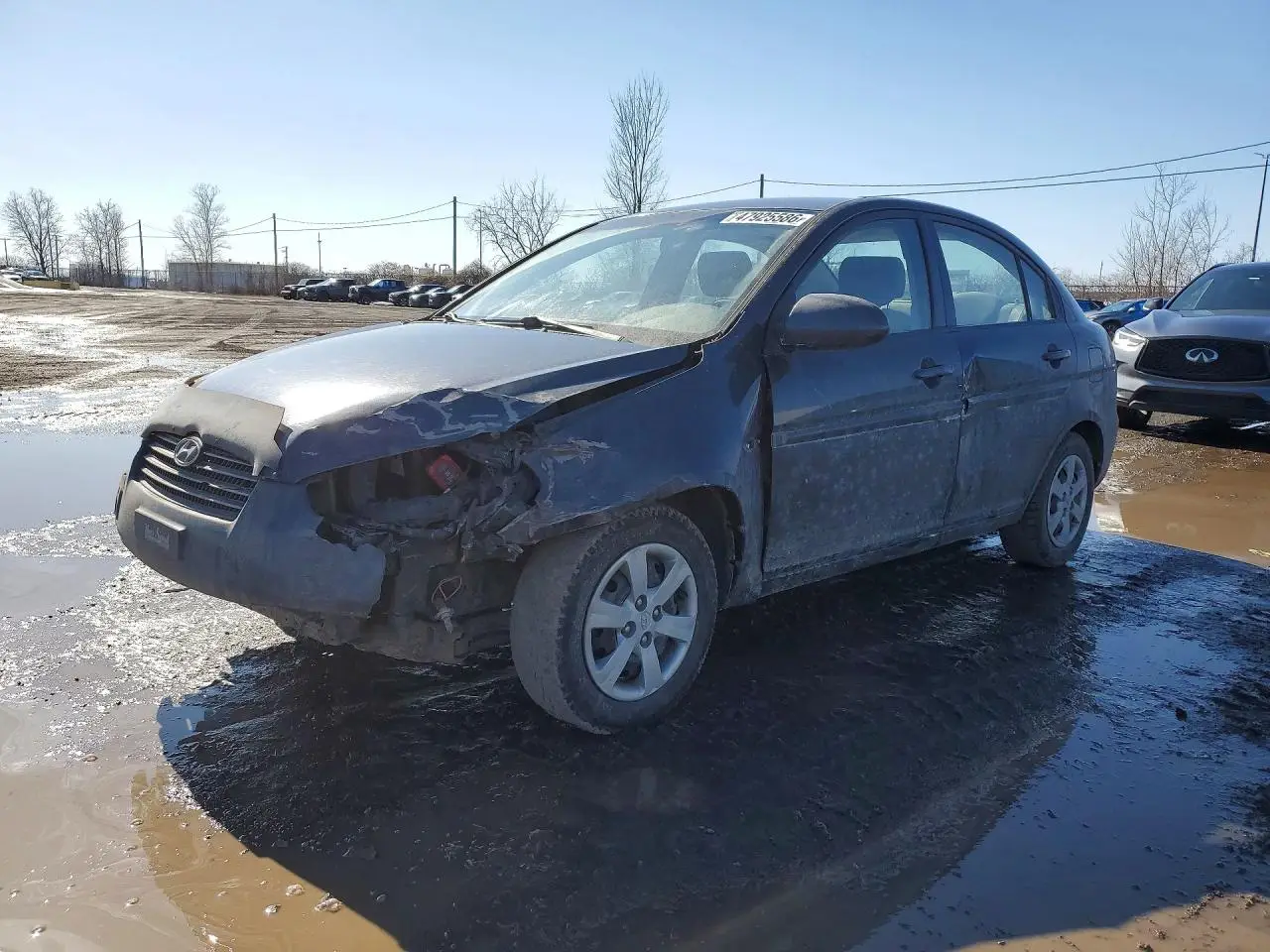 HYUNDAI ACCENT 2009. Lot# 47925586. VIN KMHCN45C89U348557. Photo 1