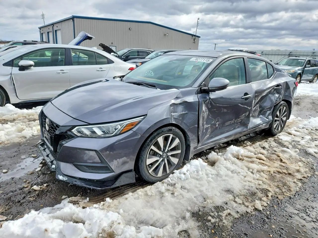 NISSAN SENTRA 2021. Lot# 78277115. VIN 3N1AB8CV1MY201778. Photo 1