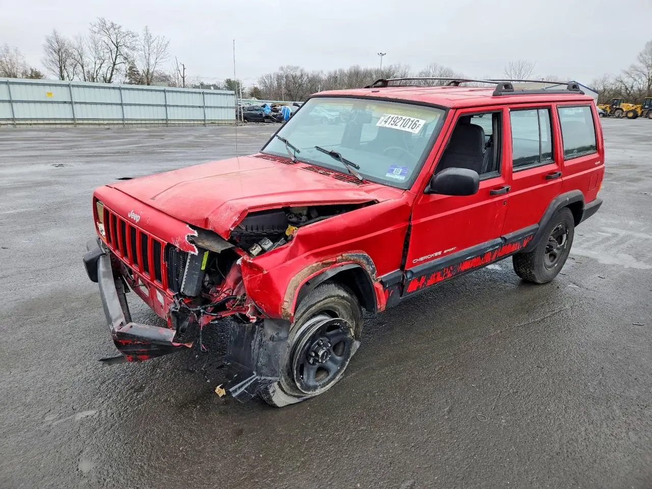 JEEP CHEROKEE 2000. Lot# 41921016. VIN 1J4FF48S7YL100252. Photo 1