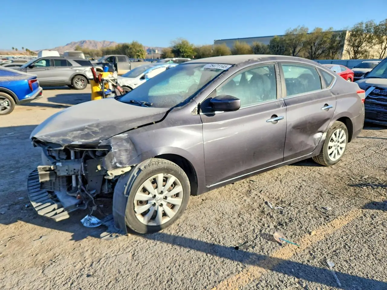 NISSAN SENTRA 2014. Lot# 75471145. VIN 3N1AB7AP2EL639139. Photo 1