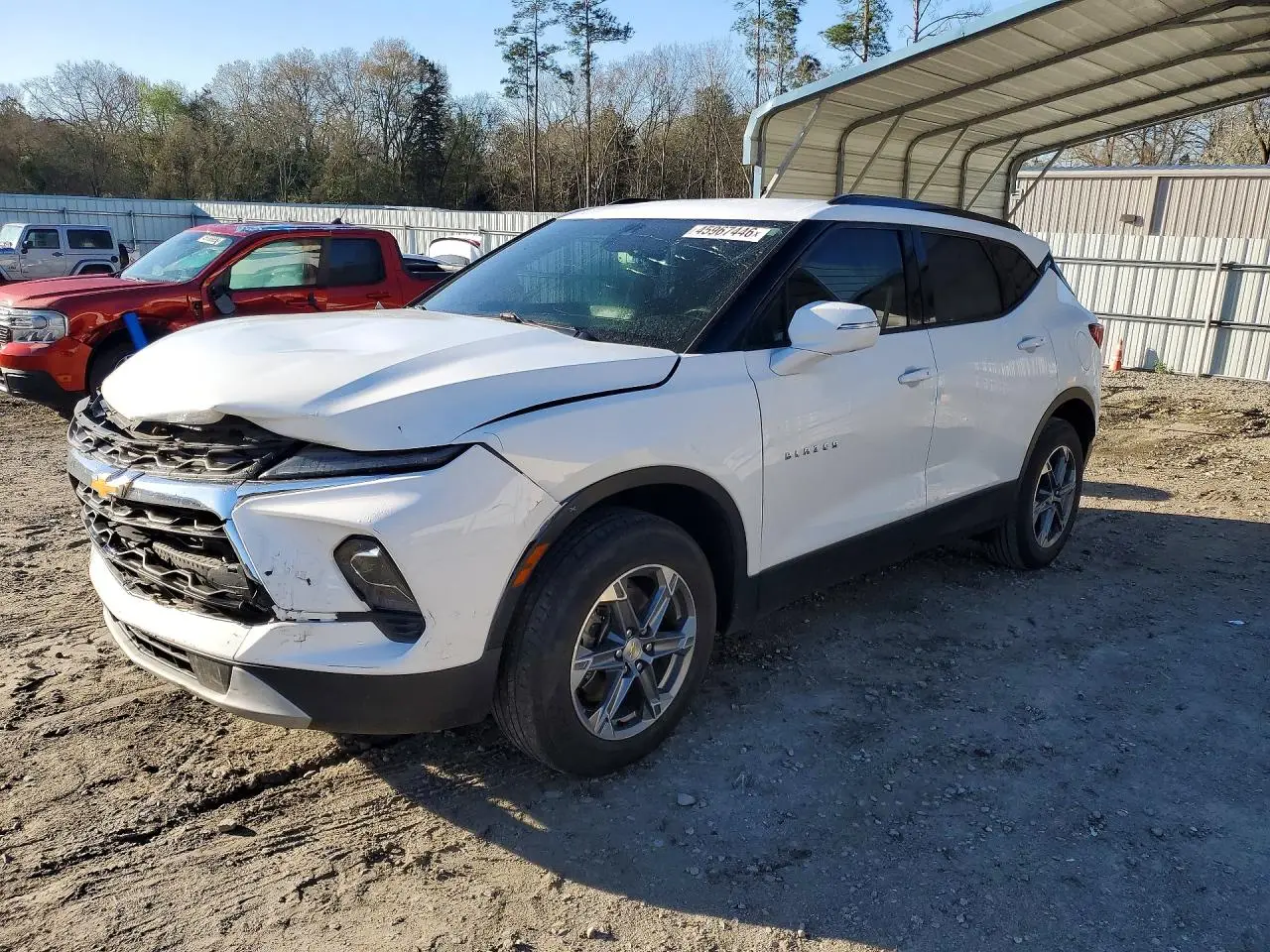 CHEVROLET BLAZER 2023. Lot# 45967446. VIN 3GNKBDR49PS184350. Photo 1