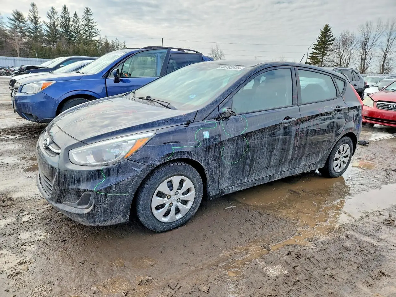 HYUNDAI ACCENT 2016. Lot# 45765586. VIN KMHCT5AE4GU239058. Photo 1