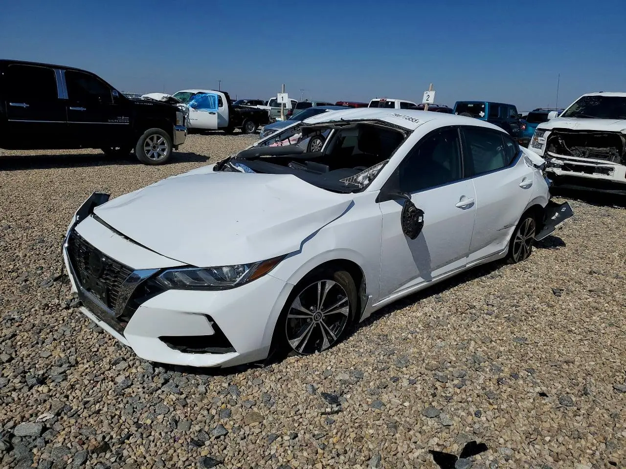 NISSAN SENTRA 2020. Lot# 79477355. VIN 3N1AB8CV1LY221995. Photo 1