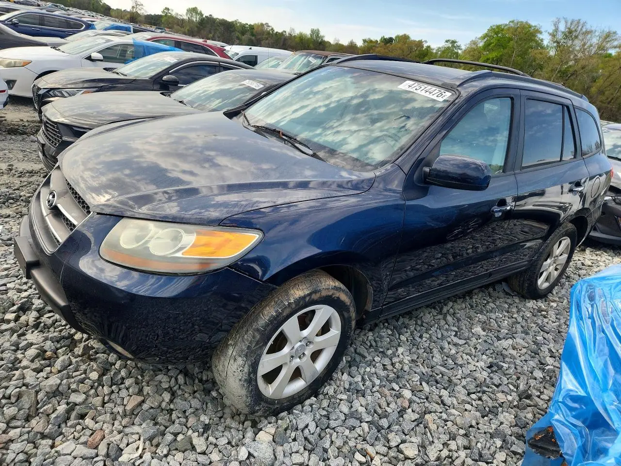 HYUNDAI SANTA FE 2007. Lot# 47514476. VIN 5NMSH13E27H066025. Photo 1